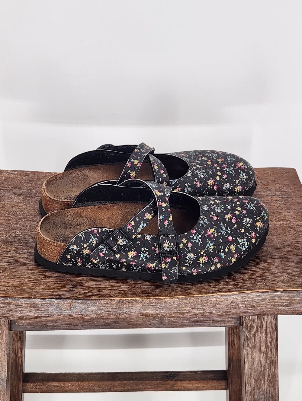 Birkis by Birkenstock Floral Clogs Size 7